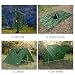 TOMSHOO Poncho de Lluvia Reusable de Ripstop Impermeable y Multifuncional como Toldo,...