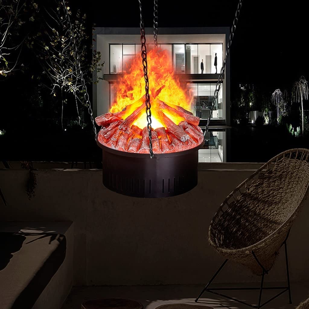 Camino da Interno Camino elettrico a vapore 3D Camini elettrici decorativi a carbone rotondi a atomizzazione Umidificatore