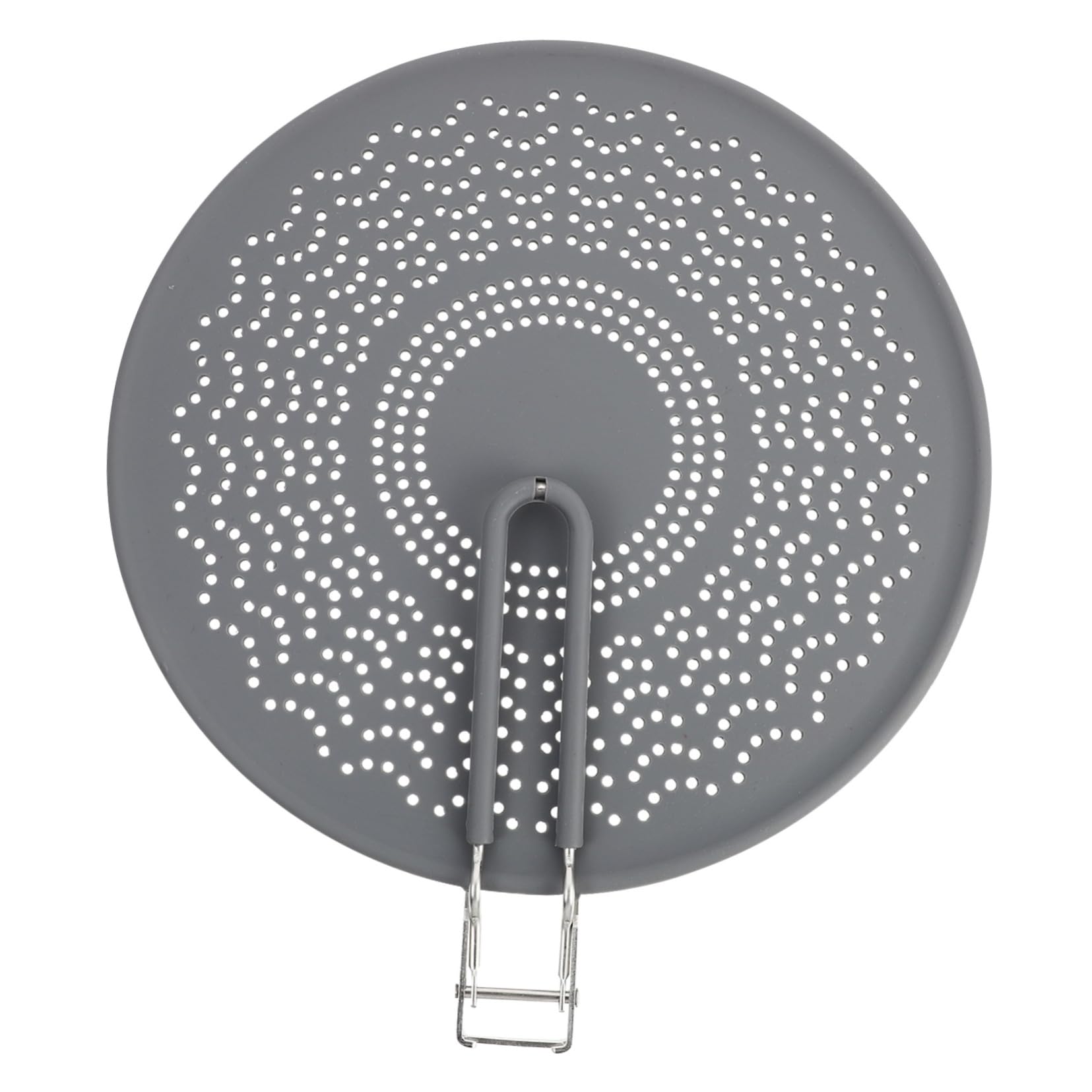 BRIGHTFUFU 1pc Silicone Splatter Screen Cover Oil Shield for Frying Pan Heat Resistant Kitchen Tool Multi Use Grease Guard Easy Clean Cooking Accessory Oil Design