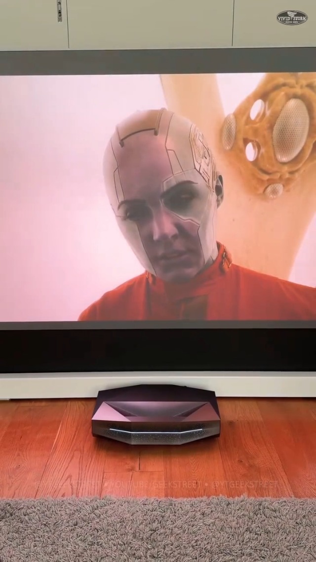 プロジェクター VIVIDSTORM S PRO 120 inch Vividstorm スクリーン グレー色 UST S Pro 4K HD 3D 反射防止
