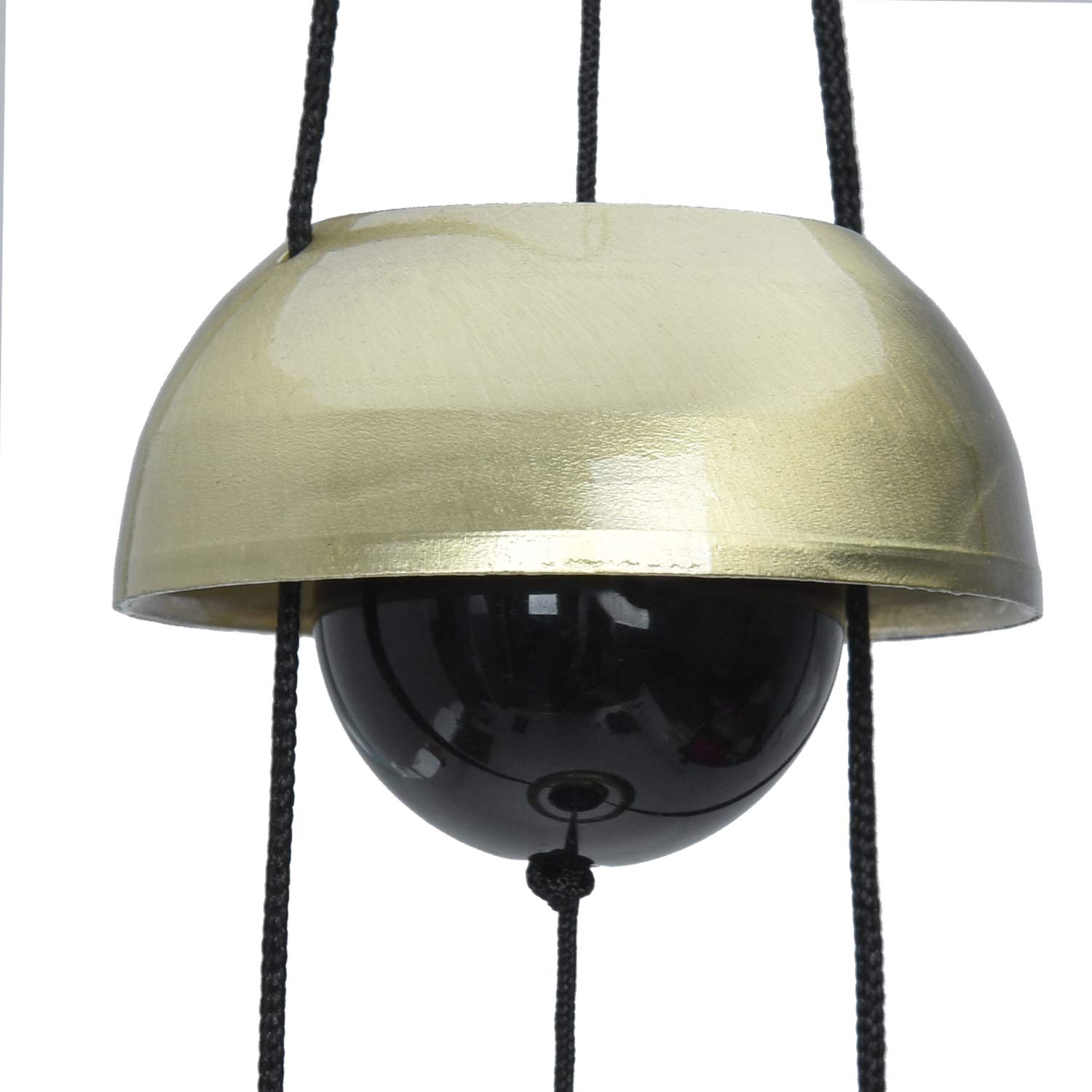 TIESOME Campane a vento portafortuna, 3 campane Feng Shui con cordino per buona fortuna casa giardino appeso decorazione regalo