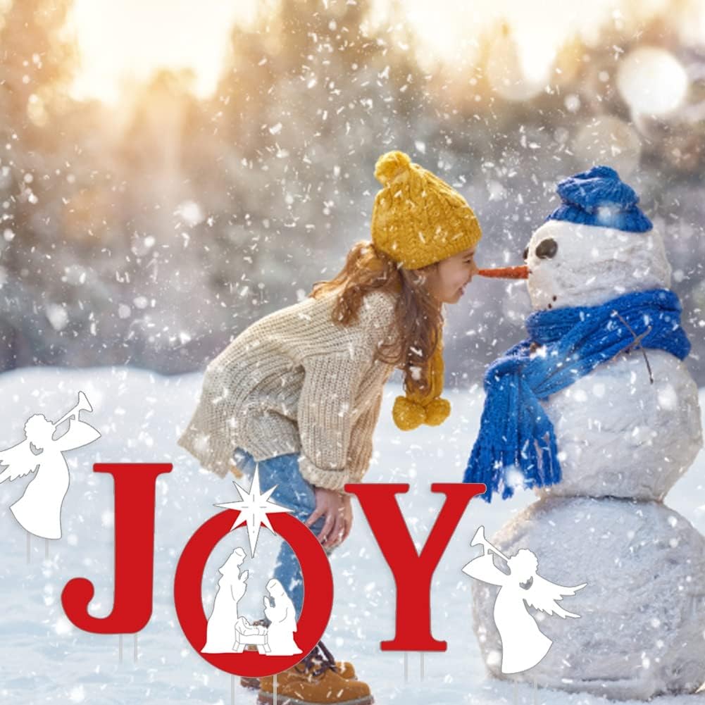 Outdoor Nativity Scene, Christmas Holy Family Yard Decoration, Christmas Joy