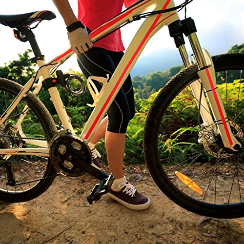 BESPORTBLE 8 Rolos de Bicicleta Noctilucence Luminosa Mountain Bike Fita Reflexiva Decalques Para No