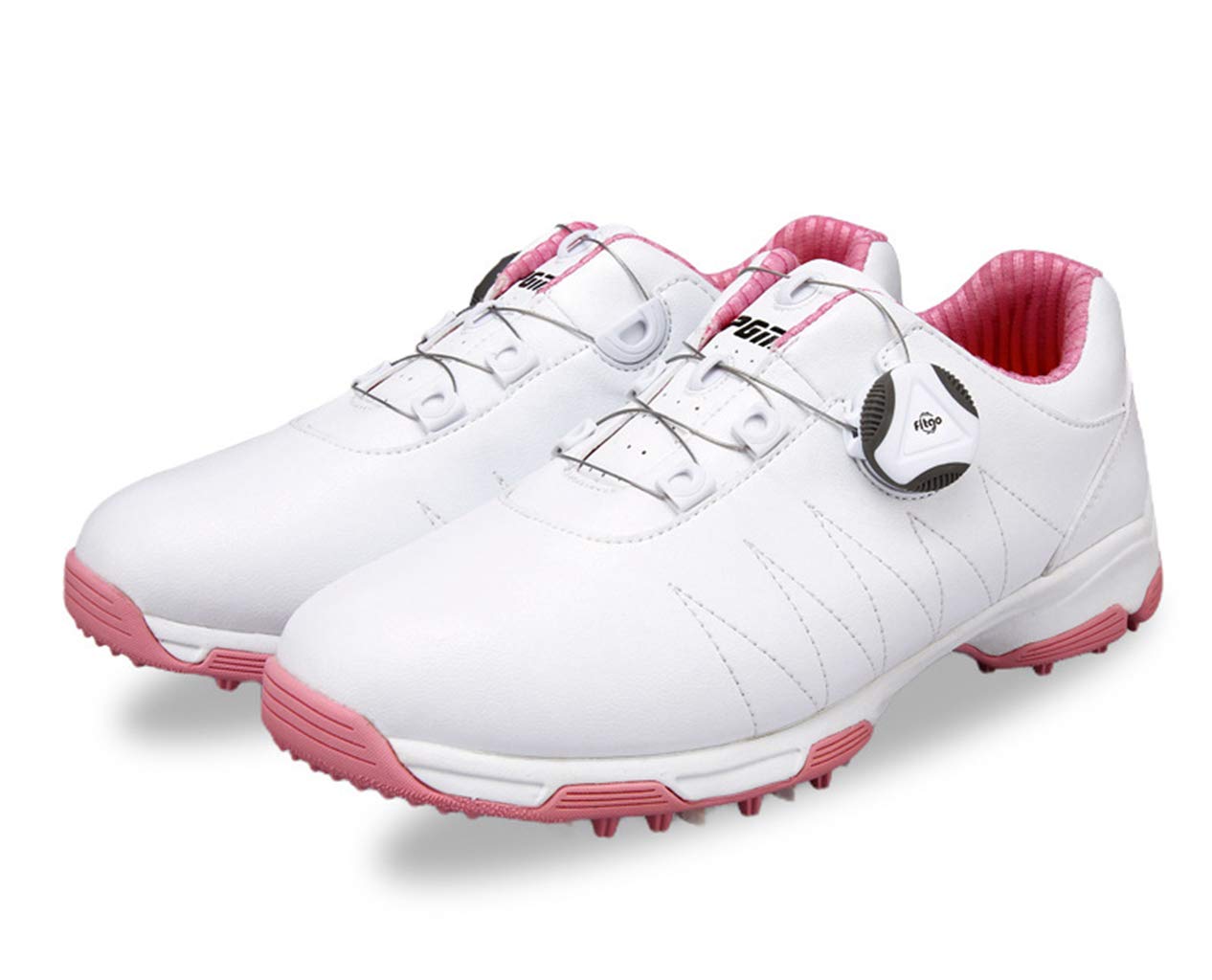 Scarpe da Golf Anti-Skid Impermeabili con Spikes per Le Donna