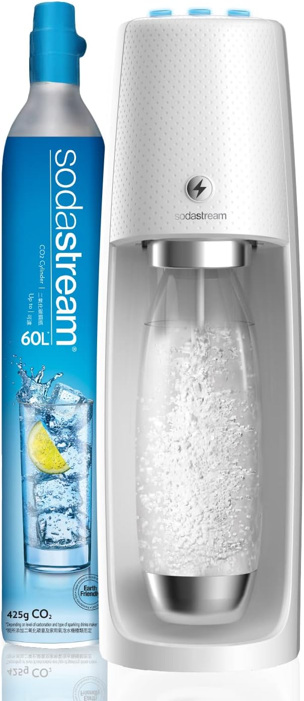 SodaStream Electric One Touch Spirit Sparkling Water Maker Fizzy Drinks