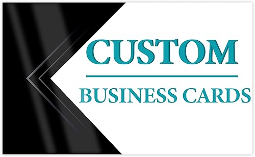 Tarjetas de visita personalizadas con tu logotipo, tarjetas de visita personalizables en la parte delantera y trasera, 100 tarjetas de visita