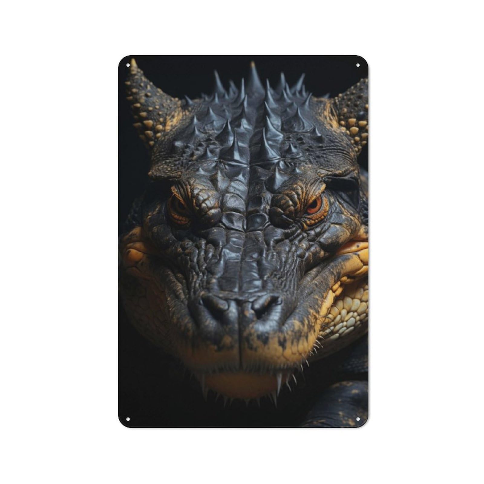 Junmoney Cool Portrait Office Metal Sign 30X20cm, Understated Office Wall Decor For Workspace, Cafe, Shop Or Desk Area