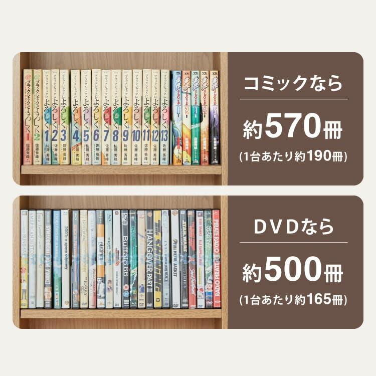 本棚】隙間収納 570冊収納 ① 【公式通販】