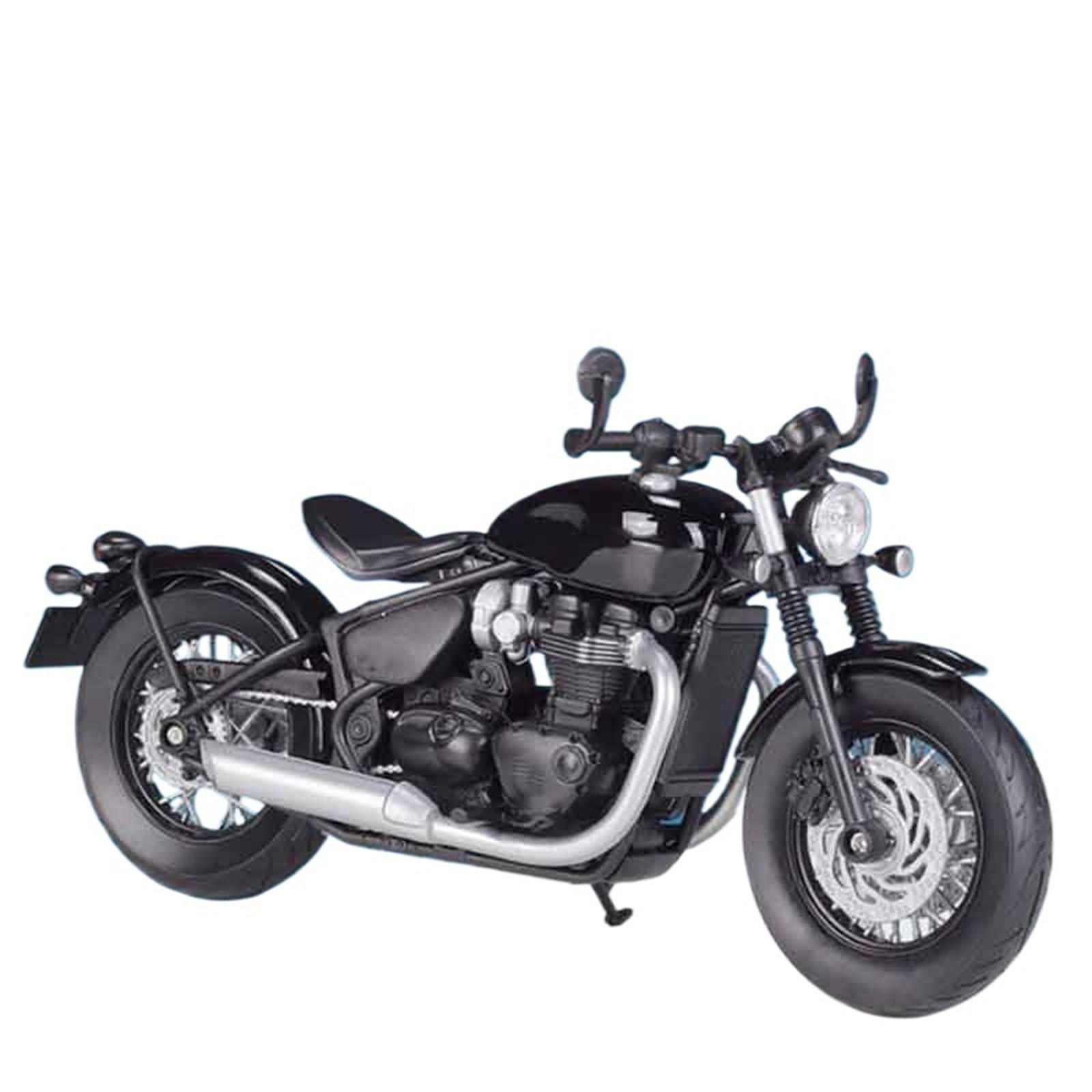 UTJUYFCGF for Triumph Bonneville Bobber Alloy Racing Motorcycle Model Diecast Metal Street 1:12