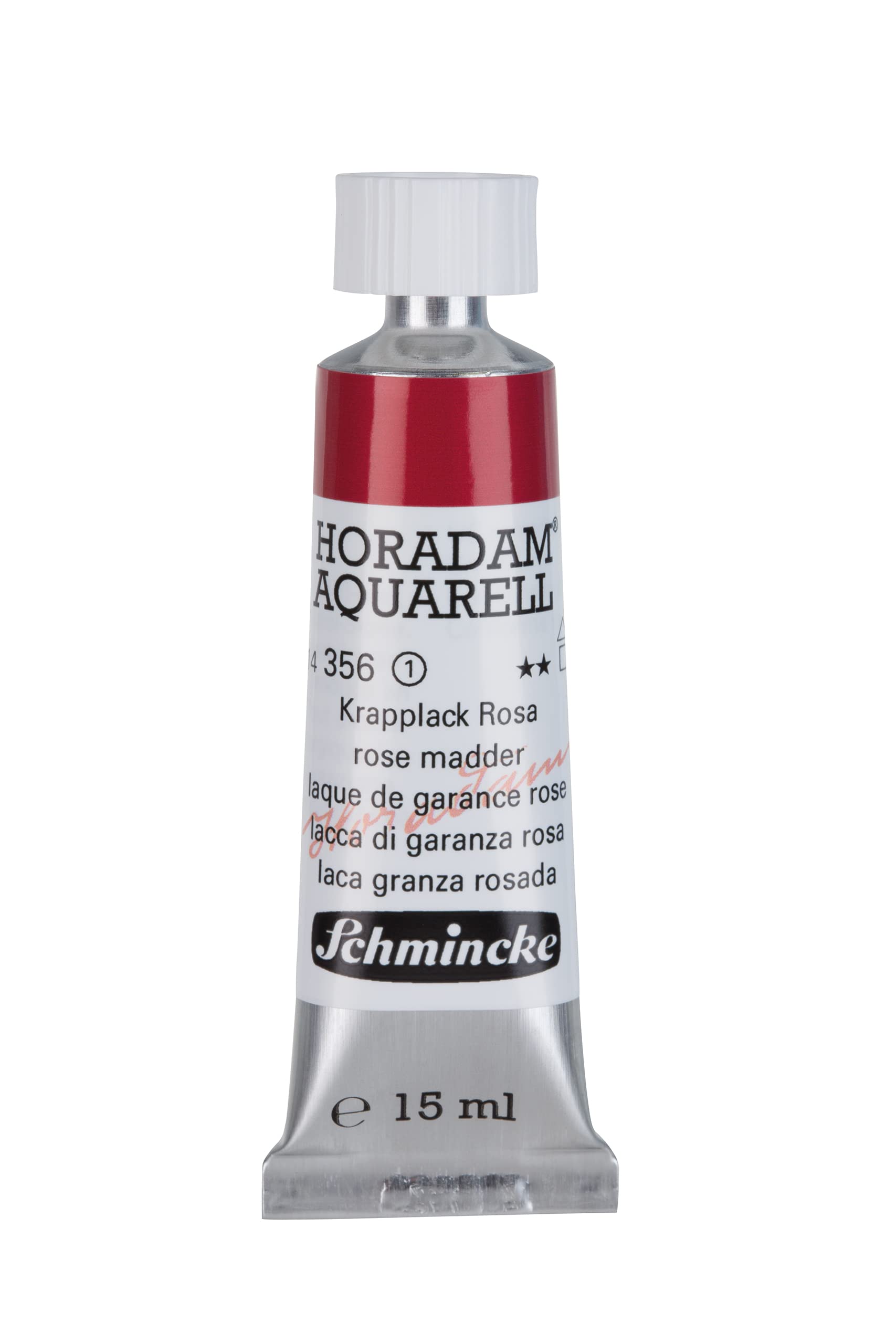 Schmincke - HORADAM® AQUARELL - finest artists' watercolours, 356 Rose madder, 14 356 006, 15 ml tube