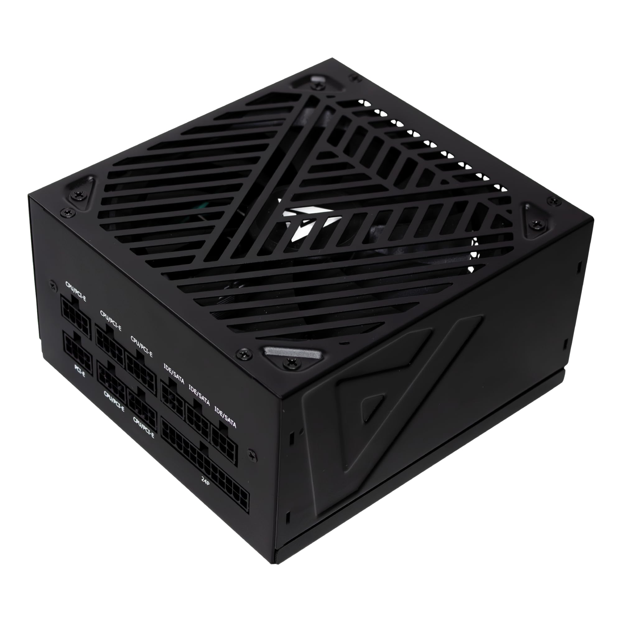 Apevia ATX-SL1200W Soul 1200W Fully Modular Power Supply ATX 3.0 &amp; 3.1 Compatible, PCIe 5.1 12V-2x6 Connector ATX Active PFC, DC to DC Converter Design, 140mm Silent Fan, RoHS Compliance