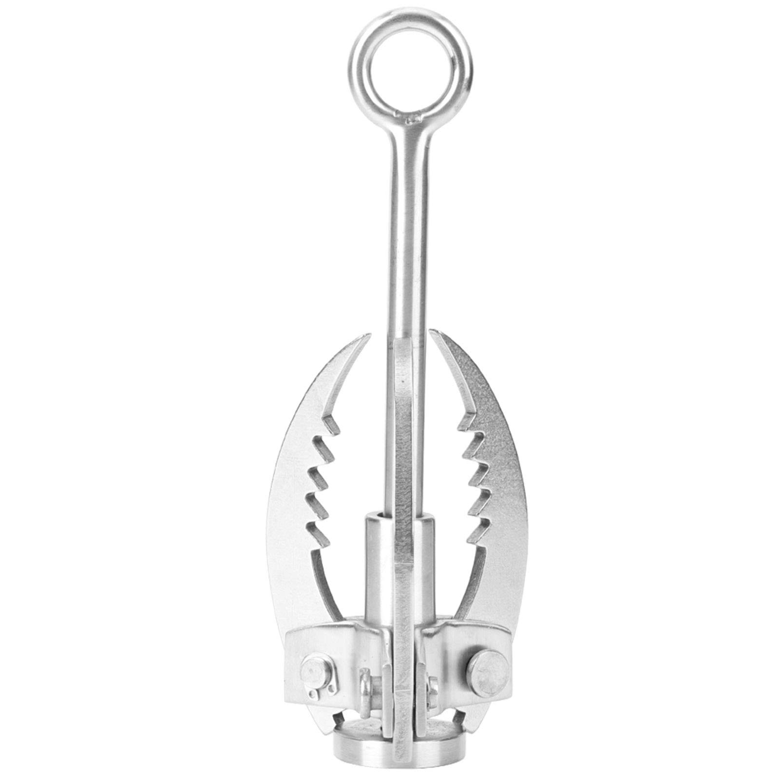 Grappling Hook, Nonslip Folding Grappling Hook, Stainless Steel for Camping Hiking