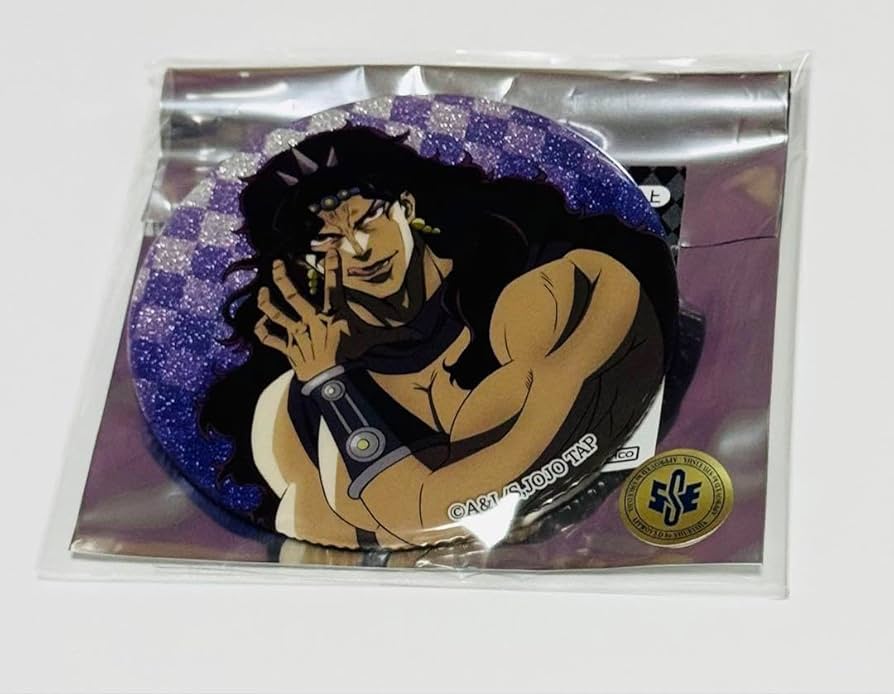 ジョジョ 缶バッジ カーズ Amazon.co.jp: ジョジョの奇妙な冒険 カーズ グリッター缶バッジ