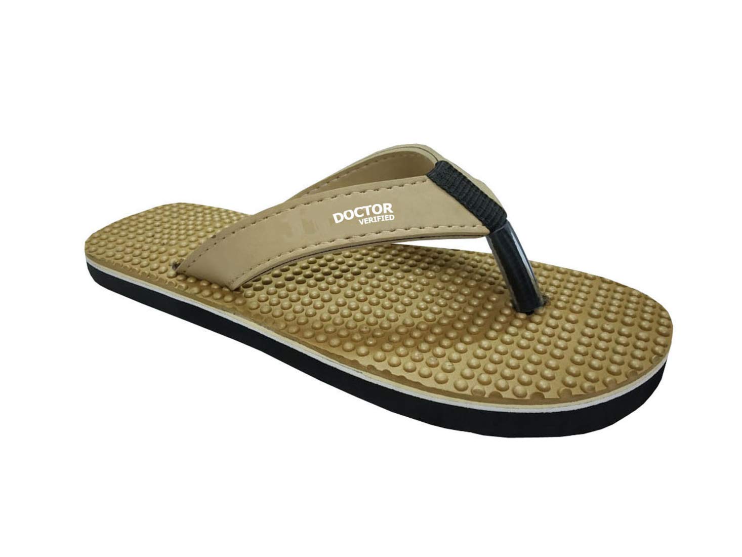 doctor verified Women's Foot Massage & Accupressure Flip-Flops (Beige-Orthopedic Slippers)-picture-17