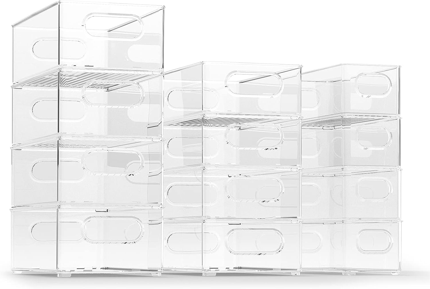 Finew Fridge Organiser Set of 12, Fridge Bins, (KT207) Amazon.co.uk