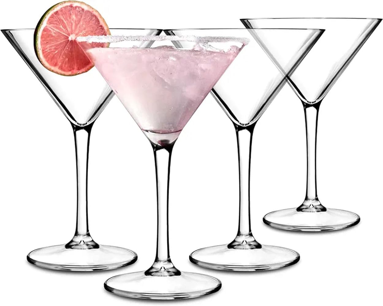 Forestamart Martini Glasses 190mL - Set of 4- Cocktail Glasses for Margaritas, Parties