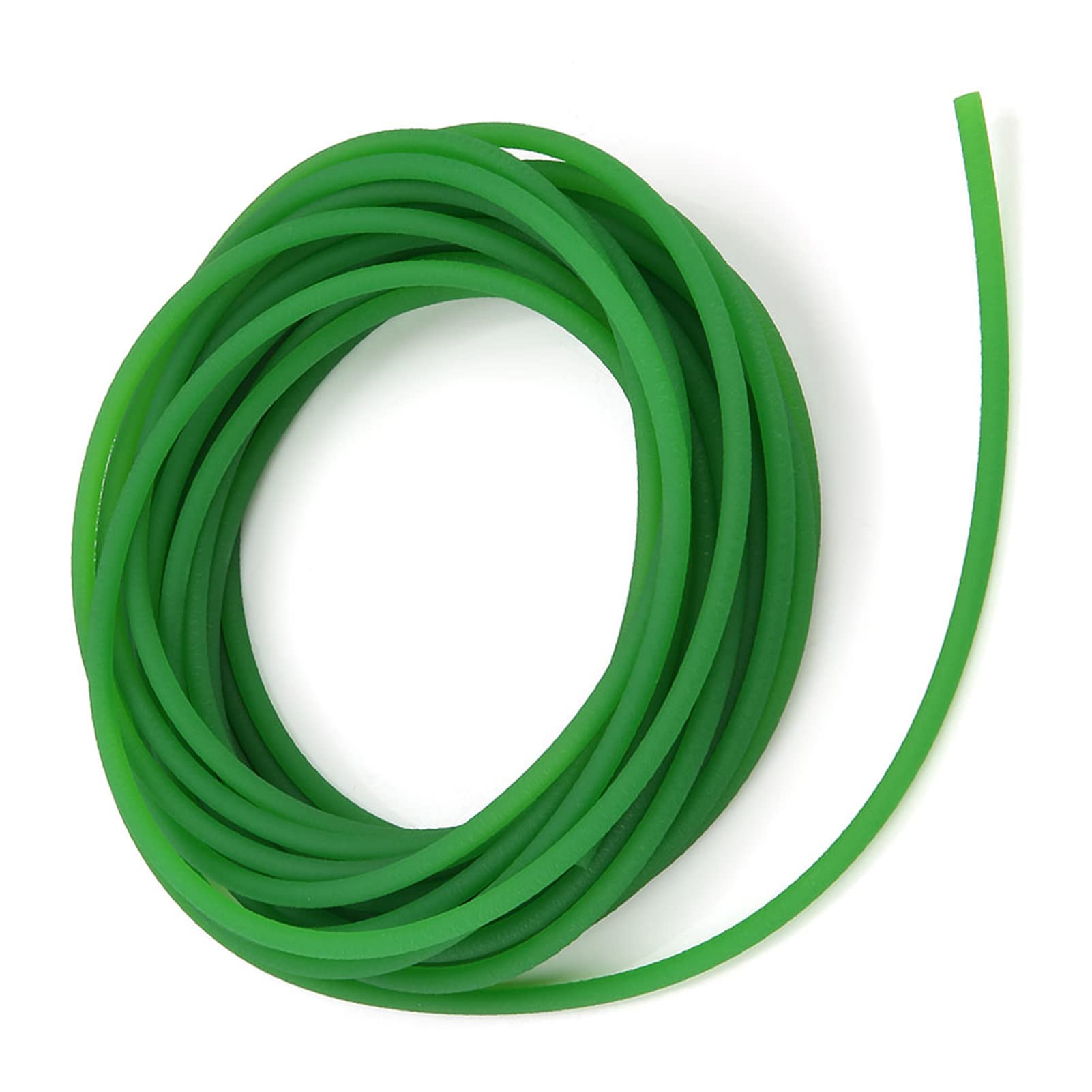 Correa de Poliuretano Redonda Rugosa Verde 5mm*10m para Transmisión de Accionamiento