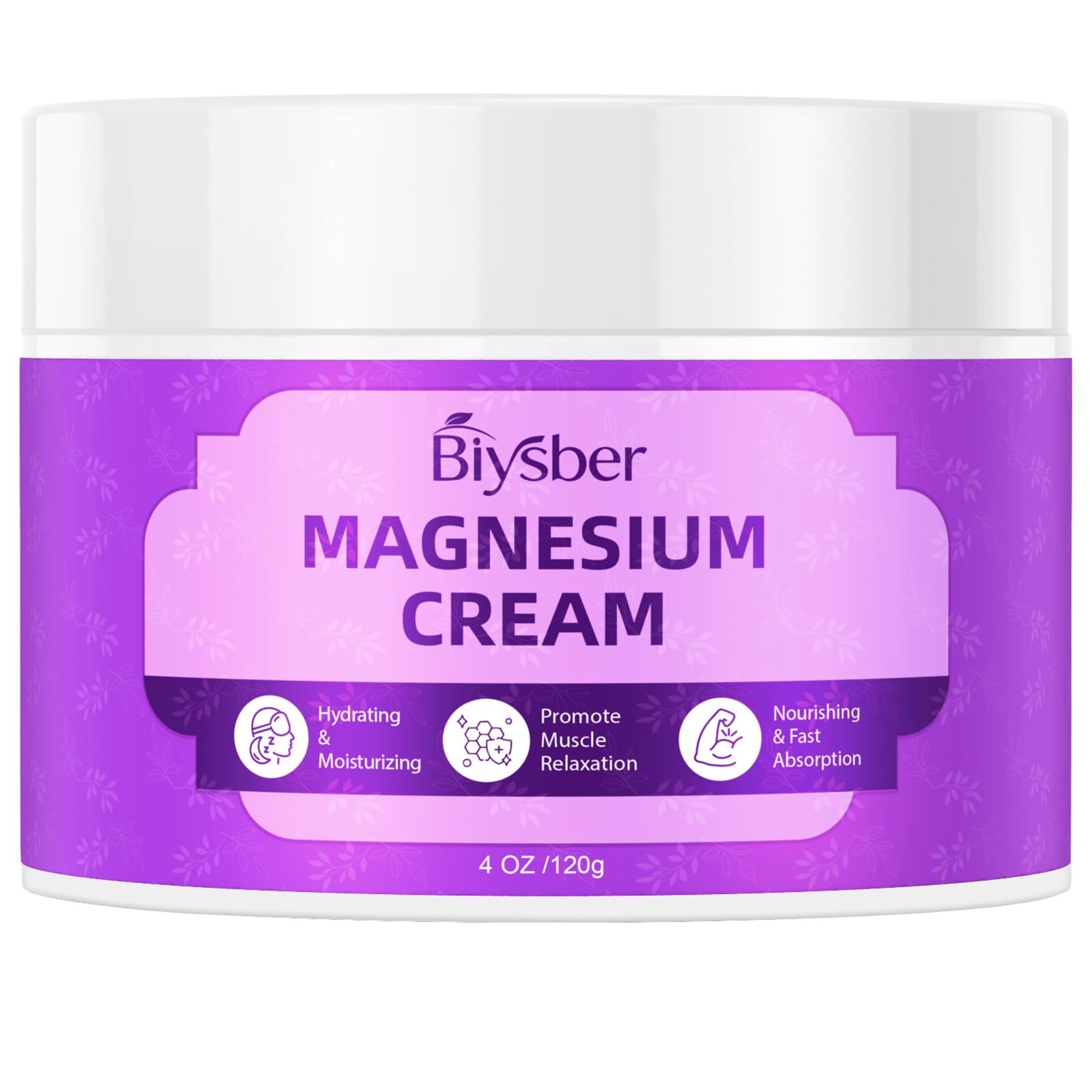 Topical Magnesium Cream for Restful Sleep, Calming Body Butter, 4 oz 3.8 Fl Oz (Pack of 1)