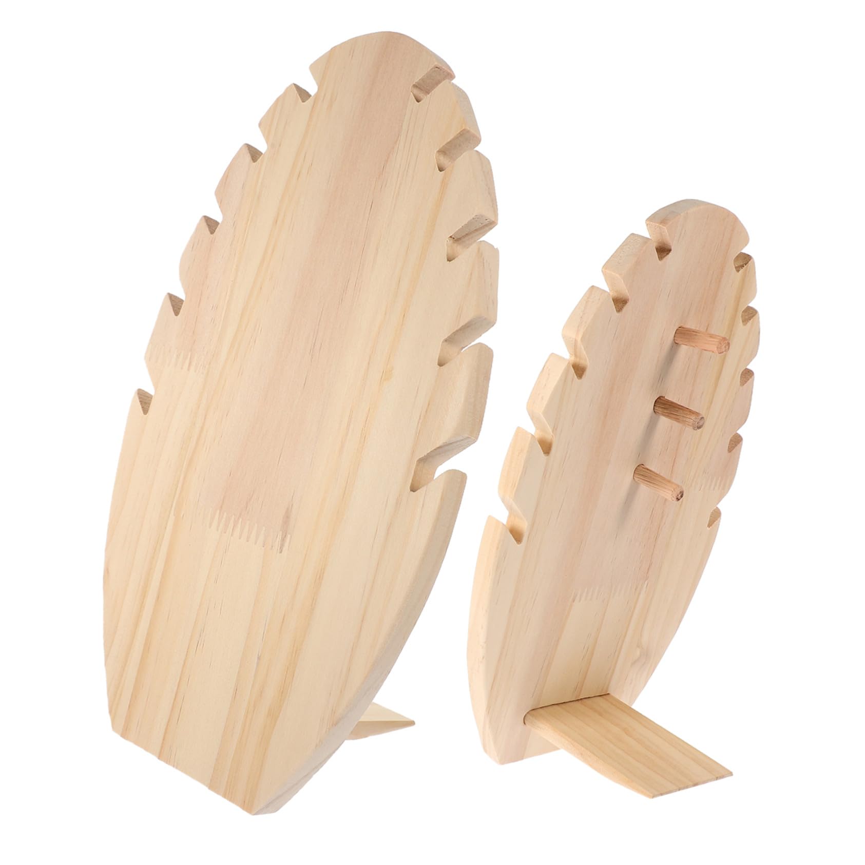 Expositor de Collares de Madera 5/7 Ranuras, 2 Piezas