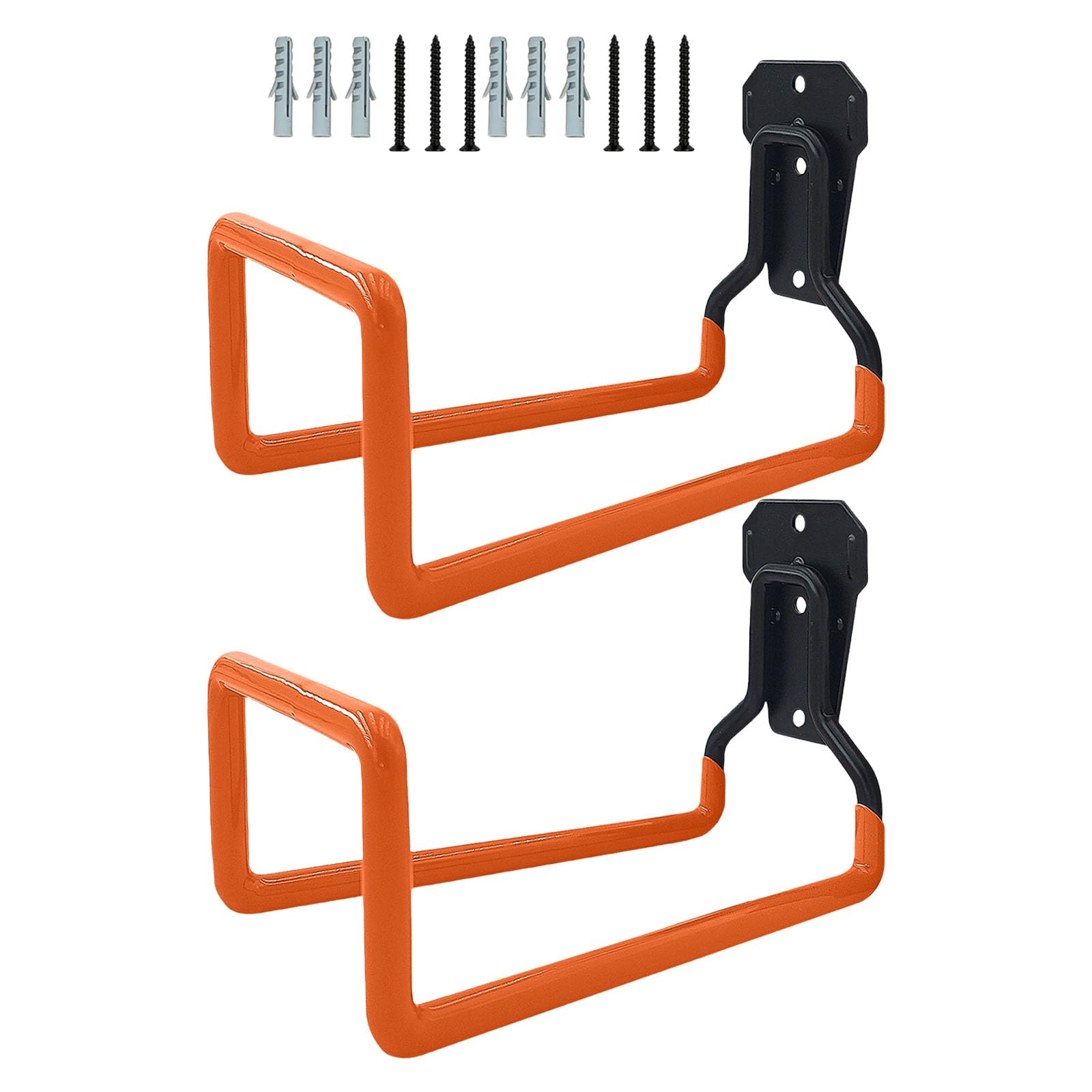 APGLSXY Of 2 Heavy Duty Garage Hooks for Organizing Lawns Equipment Garden Tool Organizers Space Saving Water Pipe Hanger Heavy Duty Hooks