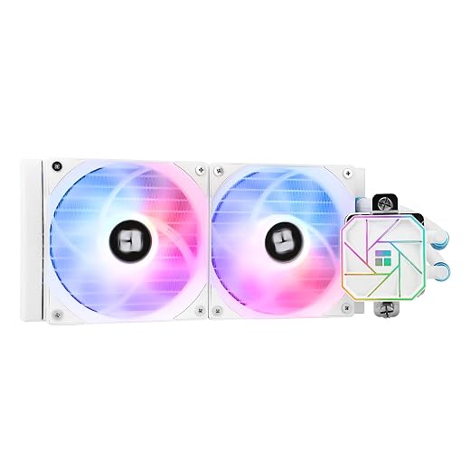Thermalright Aqua Elite 240 White V3 Liquid CPU Cooler, Double PWM ARGB Fans with S-FDB Bearings,Efficient PWM Controlled Pump,for AMD/AM4/AM5, Intel LGA1150/1151/1200/2011/1700, (AE240 White V3)