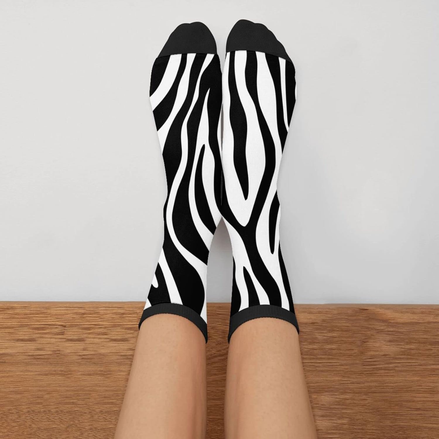 Funny Novelty Crazy Crew Tube Socks, Men'S Women'S Casual Dress Socks - Image 3