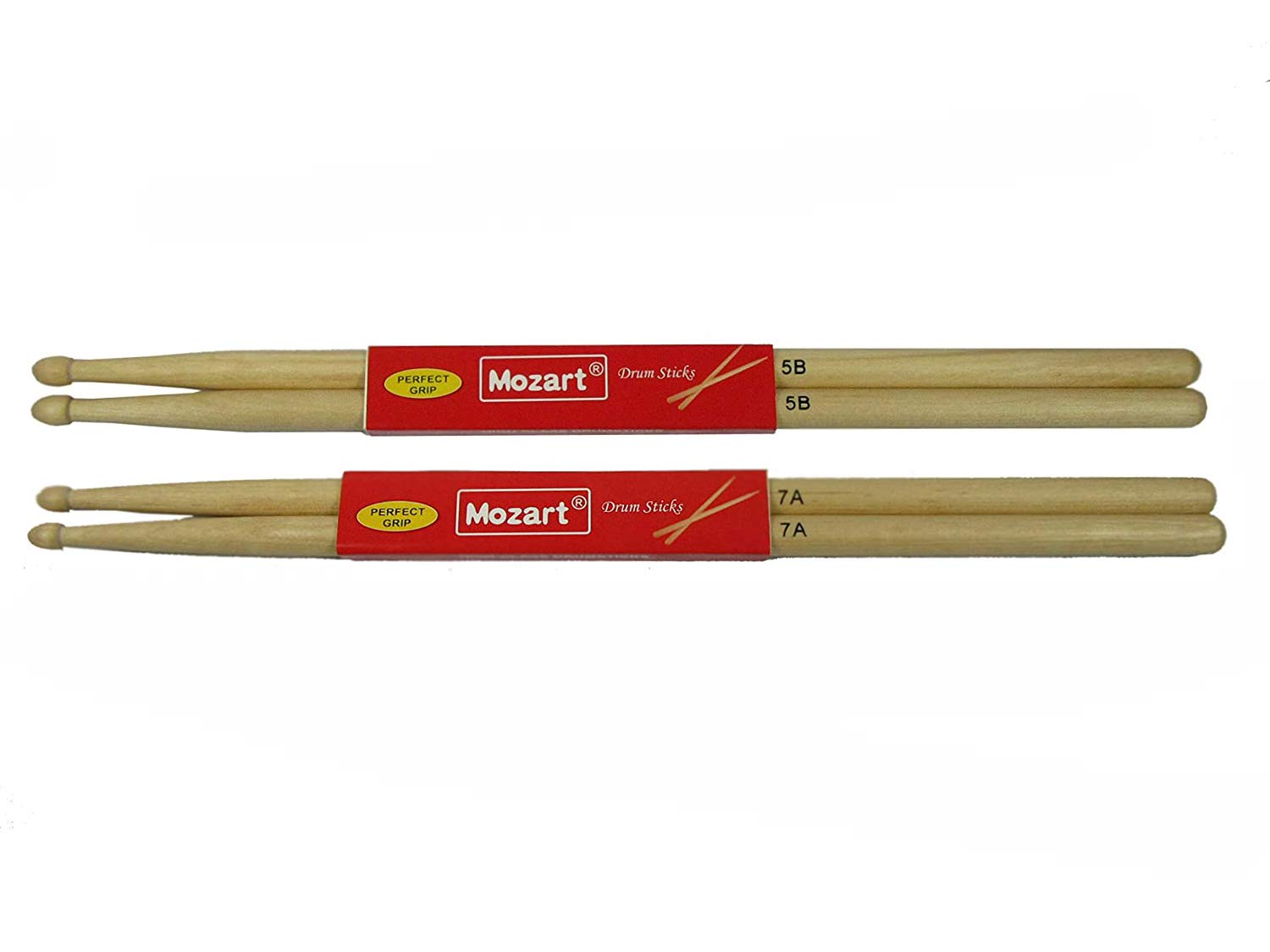 Mozart Maple Imported drum stick,5B/7A Two Pairs-image-17