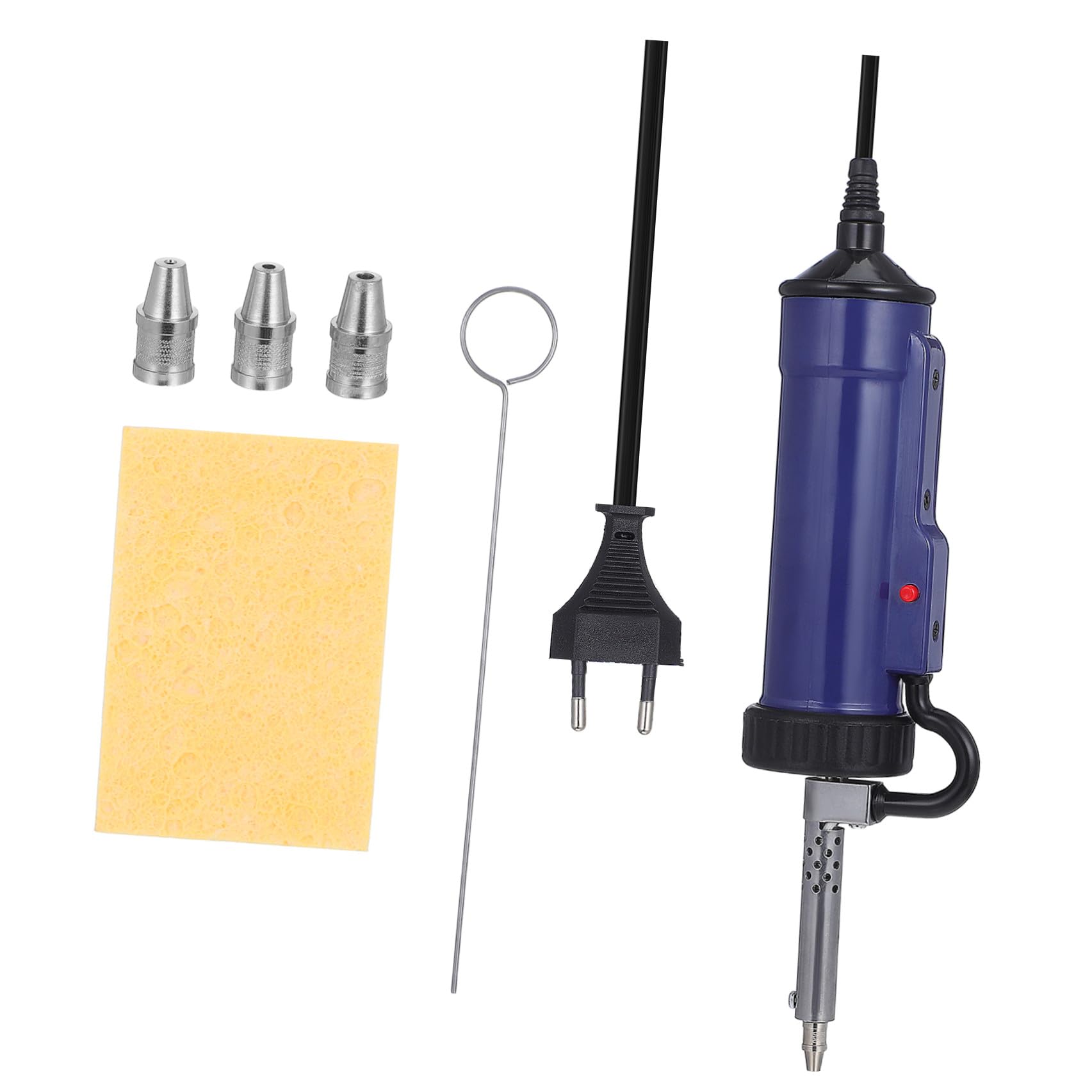 BESPORTBLE Pompa Dissaldante Elettrica Portatile Funzione Rapida con Ugelli Sostituibili in Acciaio Inossidabile e Aspirazione Efficiente per Manutenzione Elettrodomestici