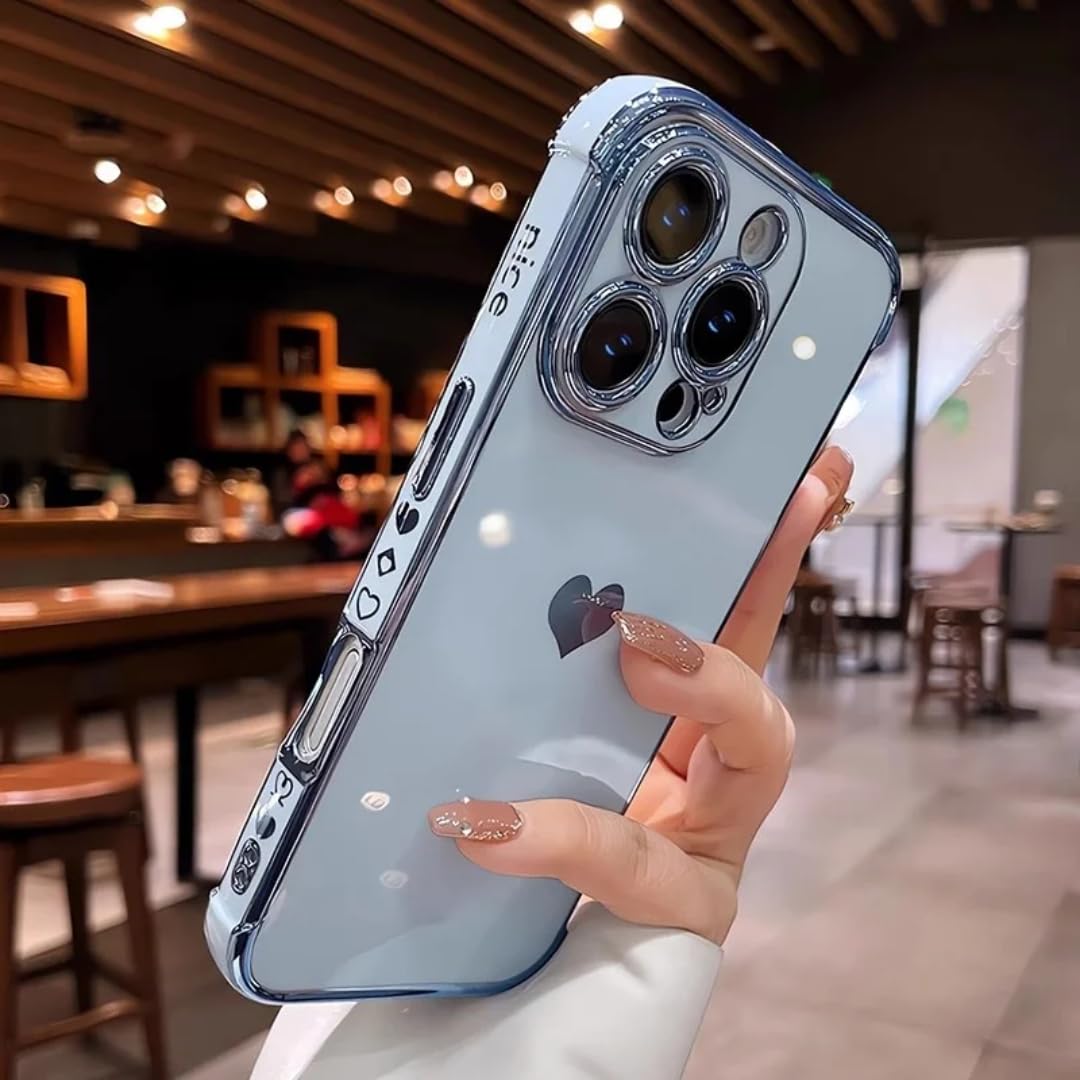 iPhone 16 Pro Max用ケース レッドハート Amazon.co.jp: RNOZX iPhone 16 Pro Max用 メッキハート レーザー