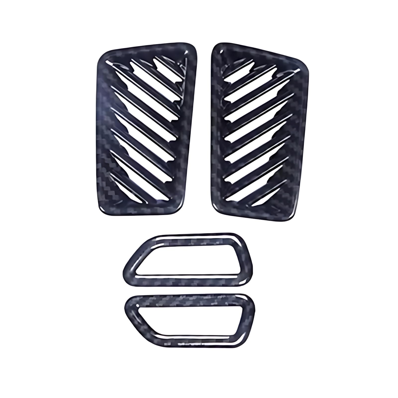 Dashboard Outlet Cover Compatible with Toyota for RAV4 XA50 for Hybrid 2019-2025 Car Dashboard Upper Air Vent Trim Frame Air Outlet Decorative Cover Sticker