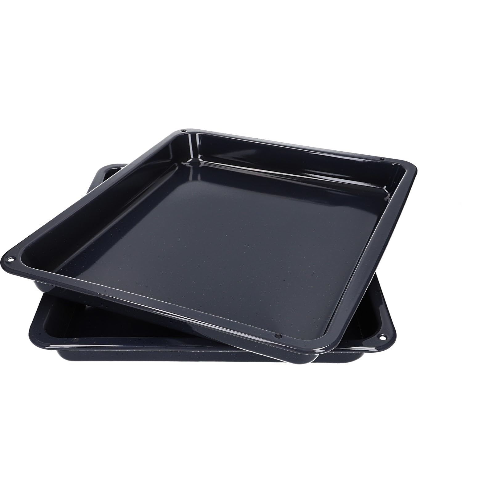 LUTH Premium Profi Parts 2x Backblech hoch emailiert 426x360x42mm kompatibel mit AEG 3870288200 für Backofen Herd