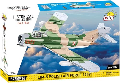 Miniatura 2 de COBI Colección Histórica Guerra Fría LIM-5 Avión de la Fuerza Aérea Polaca 1959