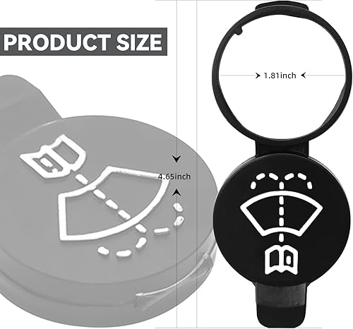 Miniatura 2 de Piezas de repuesto para tapa de botella de depósito de líquido para limpiaparabrisas, OEM # 12767700 13227300 19172571 12788573, compatible con GMC