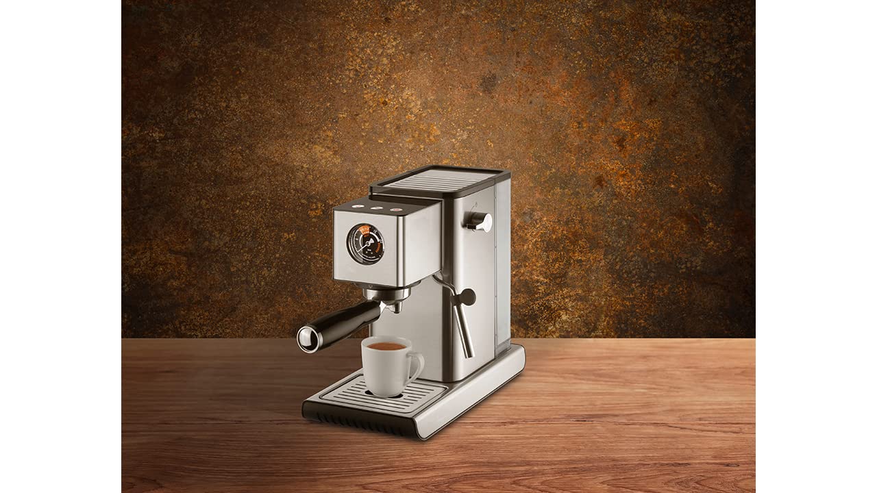 Catler ekspres do kawy, cappuccino i latte, włoska pompa 20 barów i spieniacz do mleka - ekspres do kawy espresso, Thermoblock, z opatentowaną dyszą parową, Barista Express ES300