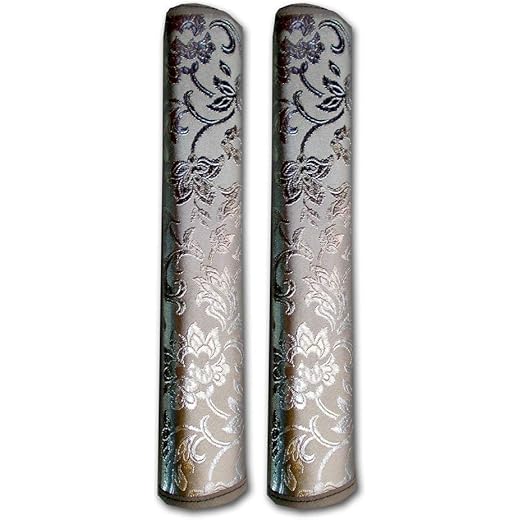 Kuber Industries Rexene Washable Fridge Handle Cover, Pack of 2 (Grey)