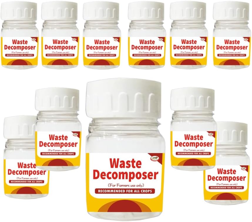 Waste Decomposer (Pack of 11) Organic NCOF WDC Decomposer for Kitchen Compost Maker & Potting Mixture