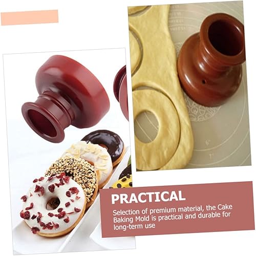 Miniatura 2 de 4 unids Scone Pan Circle Stencil Donut Shape Donut Maker Máquina para hacer donas Moldeadores de donas Crumpets Cortador de Concha Donut Cake Moldes