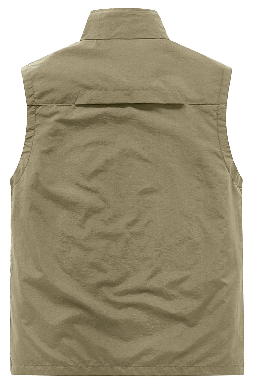 Gilet de Pêche pour Homme Respirant Veste Sans Manches de Chasse Gilet de Journaliste à Séchage Rapide Léger Gilet d'été Randonnée