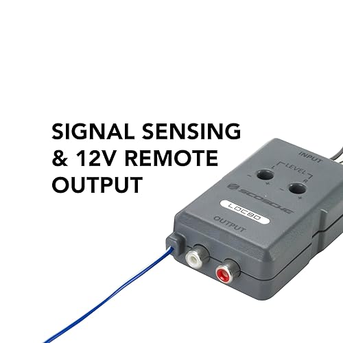 Miniatura 23 de Scosche LOC2SL - Convertidor de salida de línea con perilla de control remoto, convertidor RCA alto/bajo de 2 canales de audio para automóvil, ideal