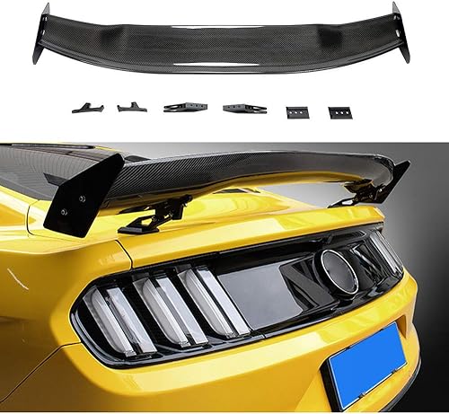 MCARCAR KIT Alerón trasero para maletero Ford Mustang Coupe 2015-2020 Factory Outlet Fibra de carbono CF Tapa trasera de arranque Highkick Tail Wing