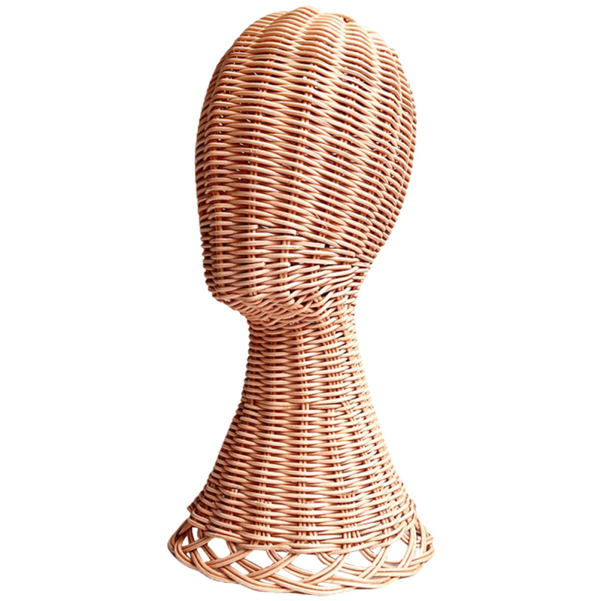 Présentoir à chapeaux décoratif en rotin pour sublimer l'entrée de votre maison