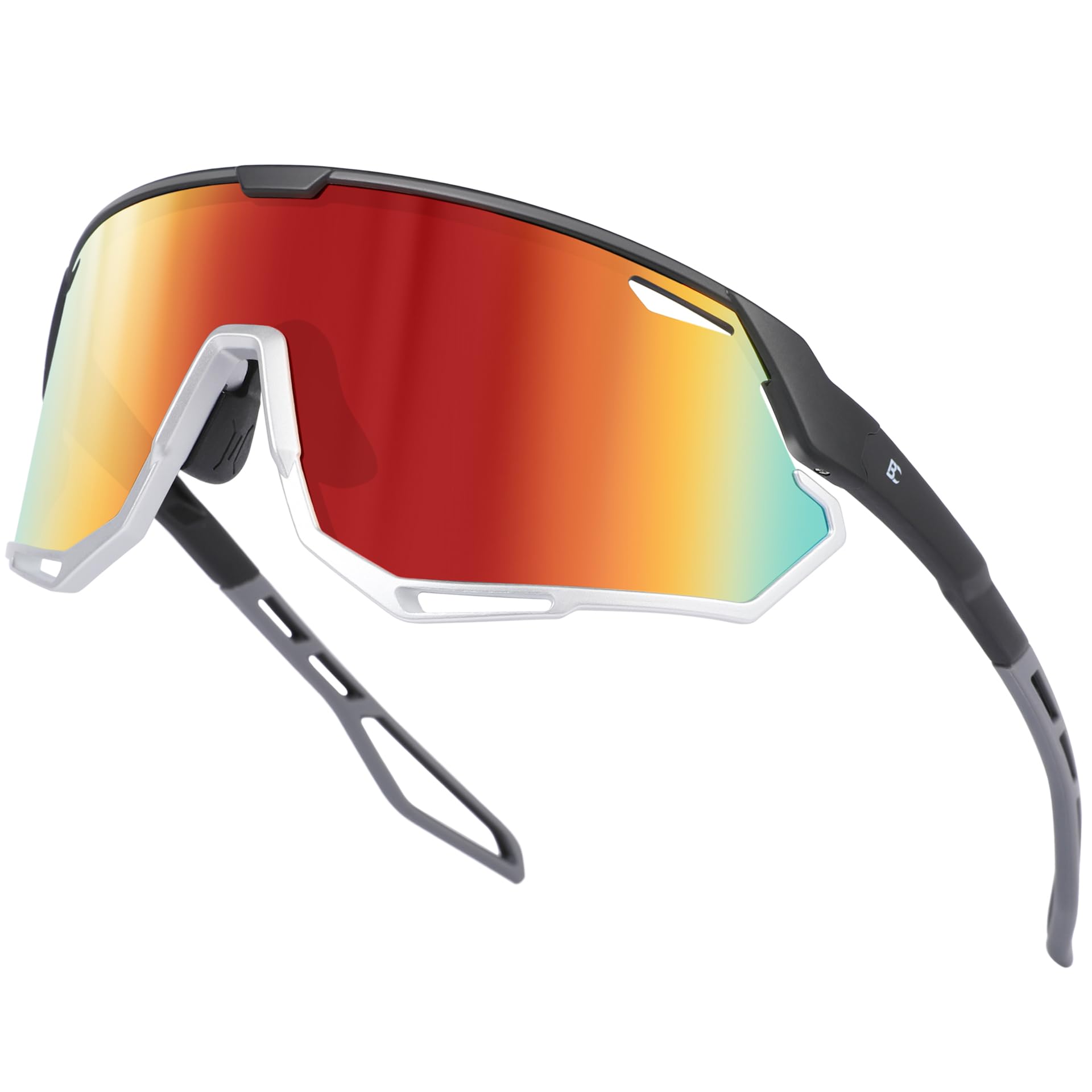 Sportbrille-Sonnenbrille für Herren Damen – UV Protection Fahrradbrille Radbrille für Laufen, MTB, Golf, Rennrad und Radfahren