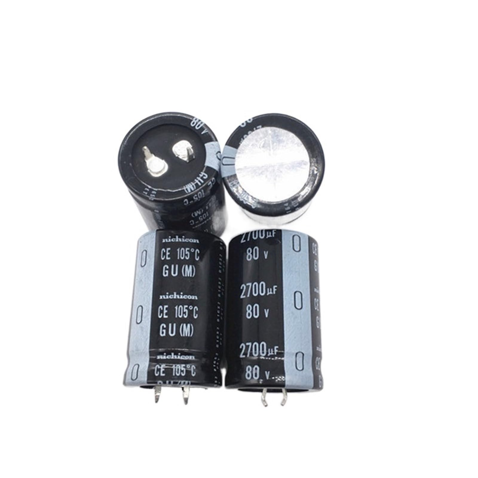 Condensateur 80V 2700uF à faible ESR pour filtrage d'alimentation stable
