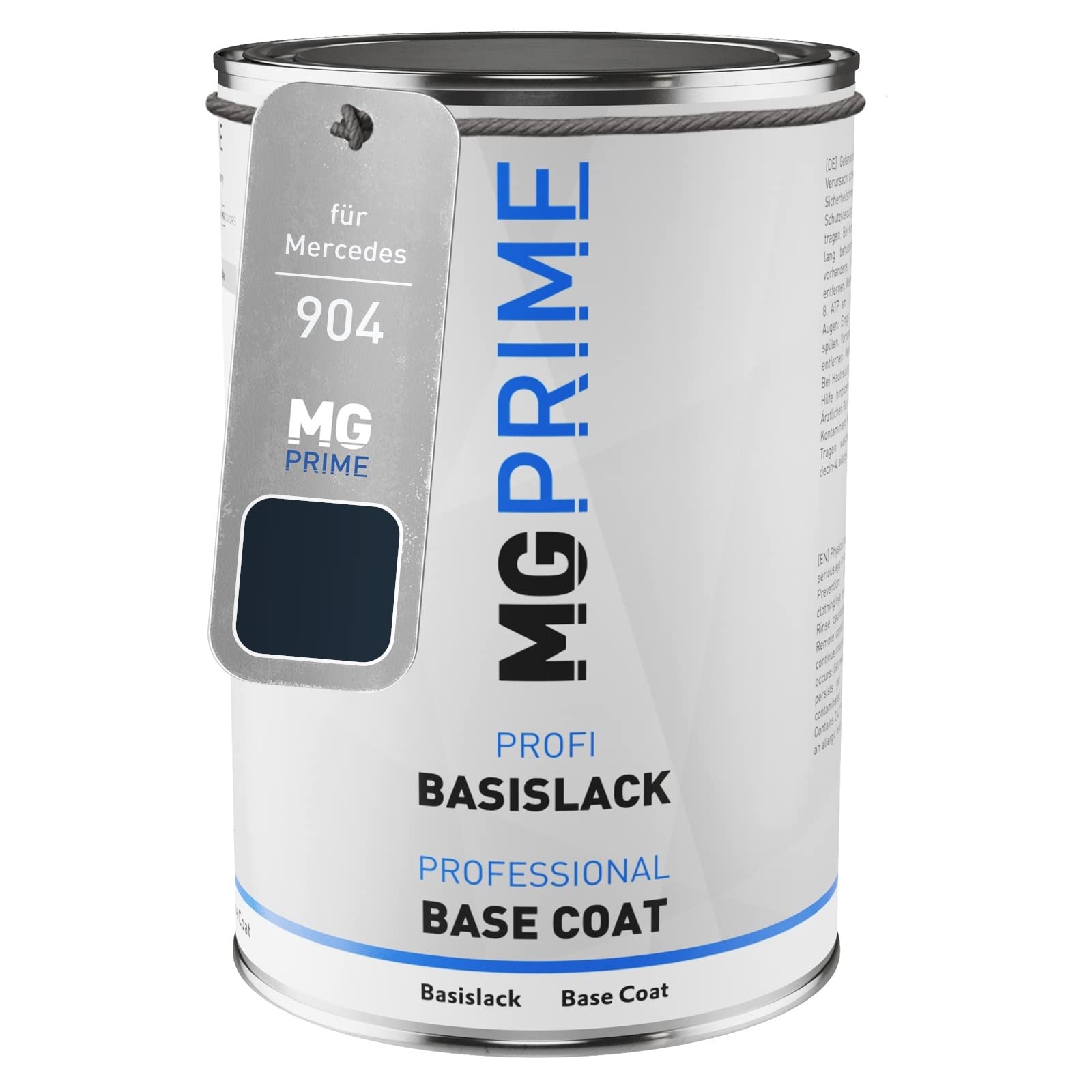 Vernice Auto MG PRIME Mercedes 904/5904 Blu Scuro – Barattolo 0,5L, Pronto All'uso, Qualità OEM Made In Germany