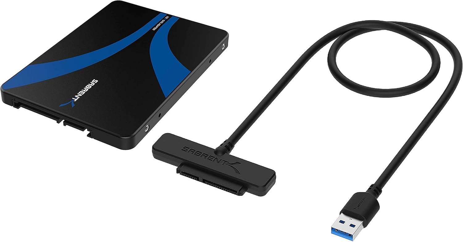 SABRENT M.2 SSD to 2.5-Inch SATA III Aluminum Enclosure Adapter + USB 3.0 to SSD / 2.5-Inch SATA I/II/III Hard Drive Adapter