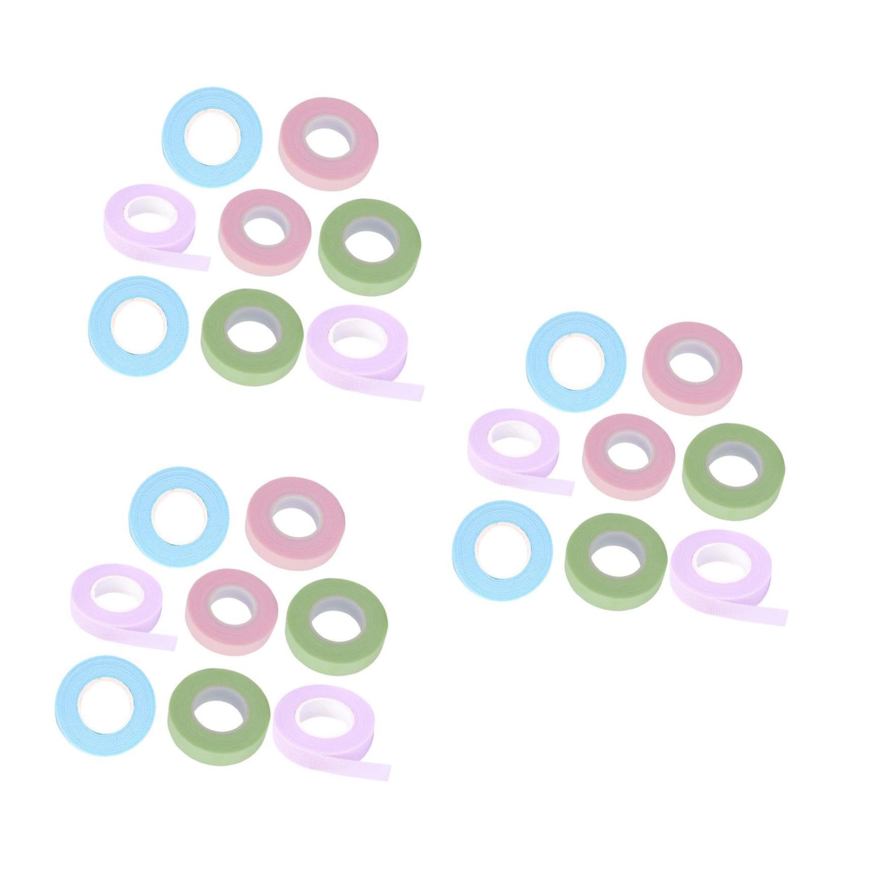 VALICLUD 3 Series Cinta Aislante De Pestañas Cinta De Levantamiento De Pestañas Eyelash Latigazo Cintas De Pestañas Transpirables Cintas Fijas Para Pestañas Tallo De Algodón 8 Rollos*3