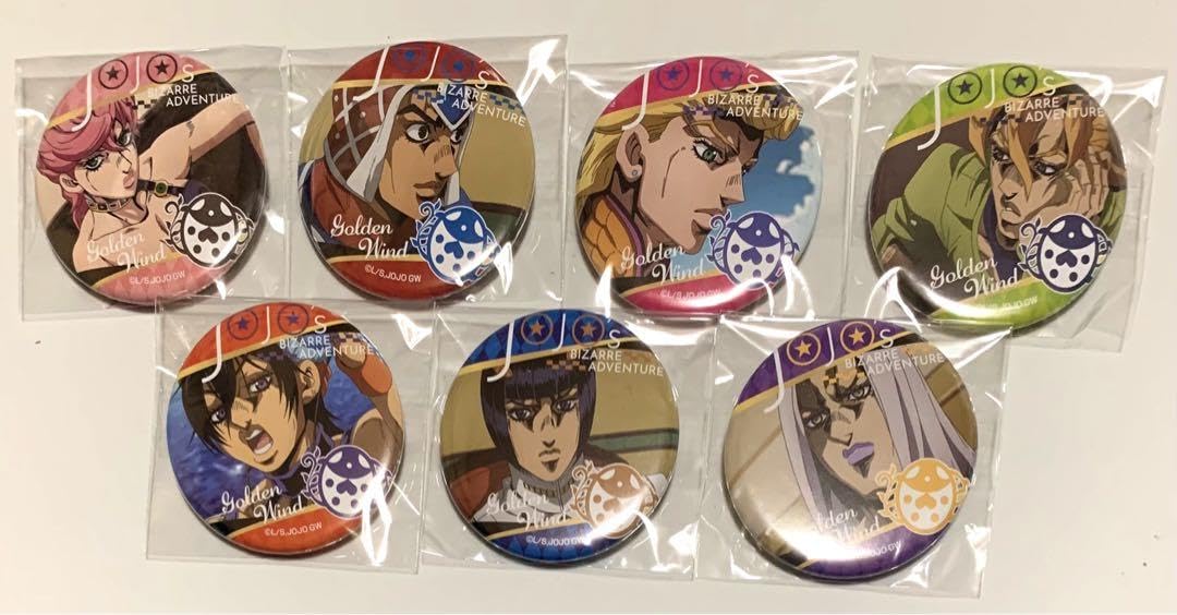 ジョジョの奇妙な冒険　缶バッジ バンダイナムコエンターテインメント ジョジョの奇妙な冒険