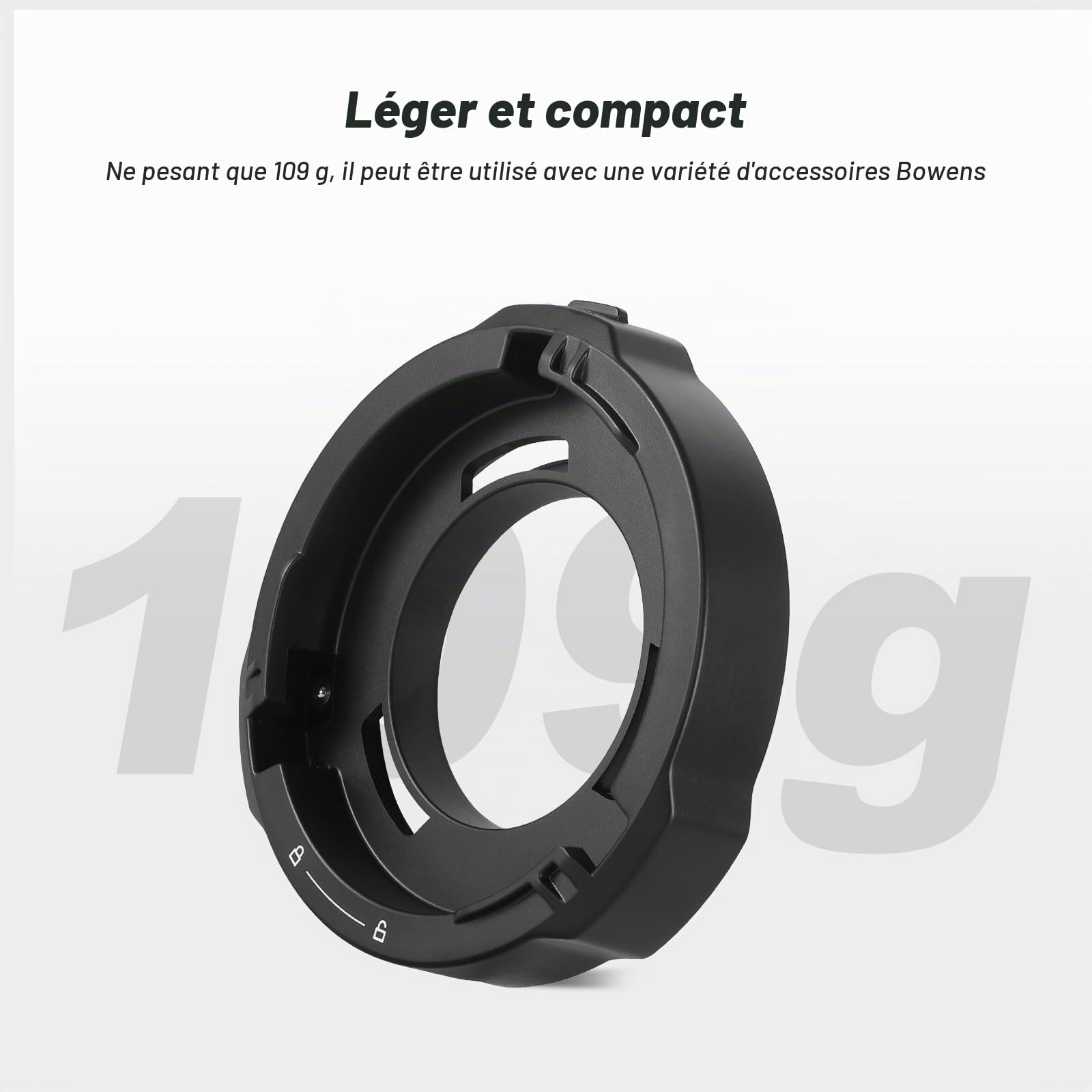 Godox ML-GB Godox Mount to Bowens Mount Adapters pour Godox ML100Bi,ML60IIBi, ML30, ML30Bi, ML60, ML60Bi, Lighting Accessories