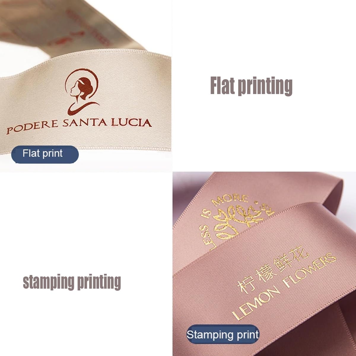 Niestandardowe wstążki satynowe spersonalizowane logo drukowane pojedyncza twarz poliester na prezent ślub urodziny taśma DIY (38 mm)