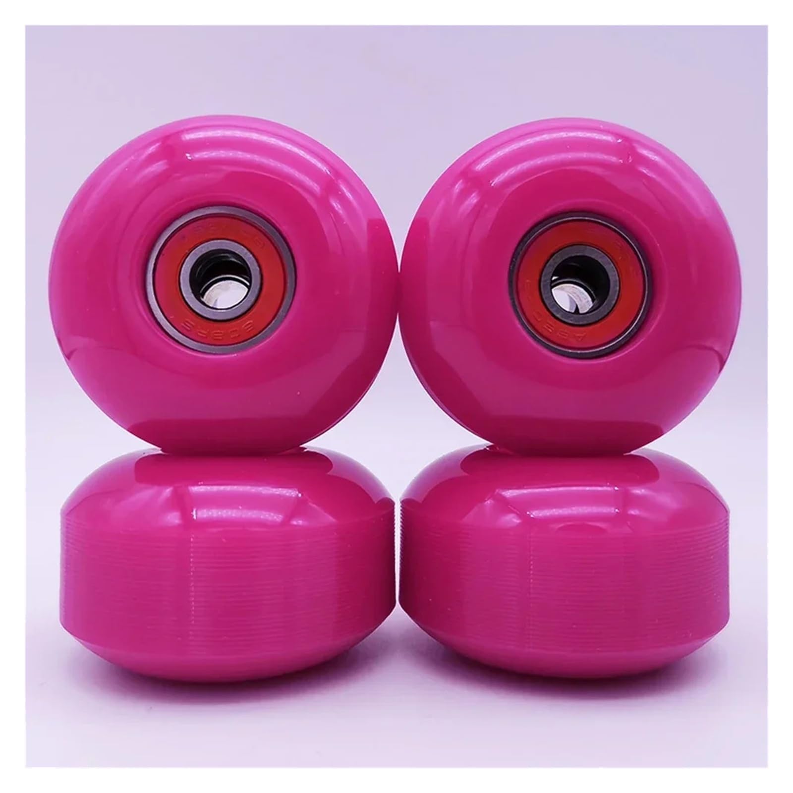 Générique 4 pièces Roues de Planche à roulettes avec roulement 52x32mm 95A Roues de Planche à roulettes Longboard Souples roulement ABEC-9 pièces d'accessoires de Patinage à roulettes